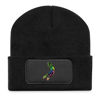 Basketball dunk - Recycled Patch Beanie - black - Front