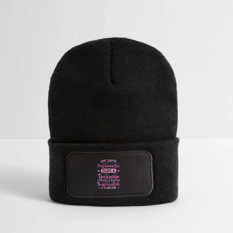 A Super Programmer - Programmer Gift Recycled Patch Beanie