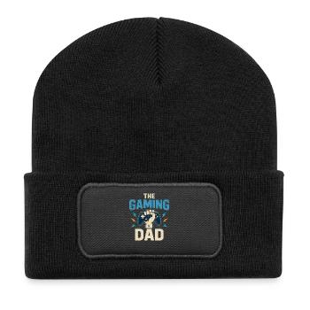 The Gaming Dad - Chemise de manette Gamer Dad - Beanie recyclé à patch - noir - Devant