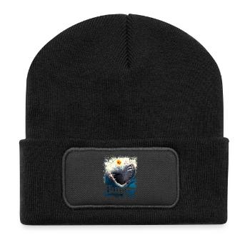 Hungry moment - Recycled Patch Beanie - black - Front