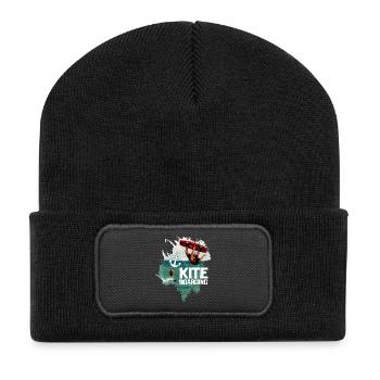 Ride the Wind - Recycled Patch Beanie - black - Front
