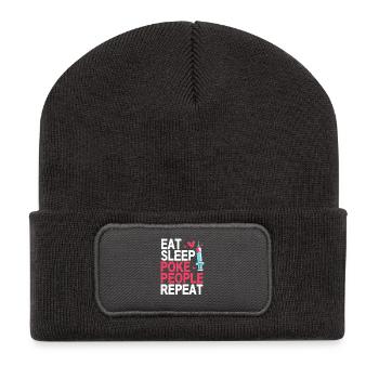 Phlebotomist Nurse Nurse Blood Sampling - Recycled Patch Beanie - dark grey - Front