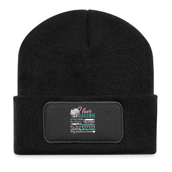 Baker I Love Baking - Recycled Patch Beanie - black - Front