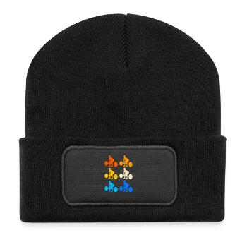 Deadlift - Recycled Patch Beanie - black - Front