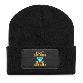 Instructeur de conduite Koalafied Drive Tutor - Beanie recyclé à patch - noir - Devant