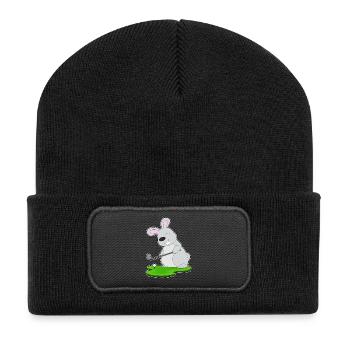 Rabbit Golf Golf Clubs - Recycled Patch Beanie - black - Front