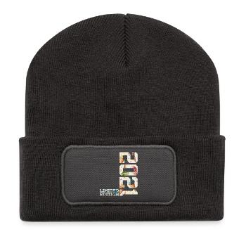 LIMITED EDITION 2021 5 JAHRE EIS 5. GEBURTSTAG - Recycelte Patch Beanie - Dunkelgrau - Vorne