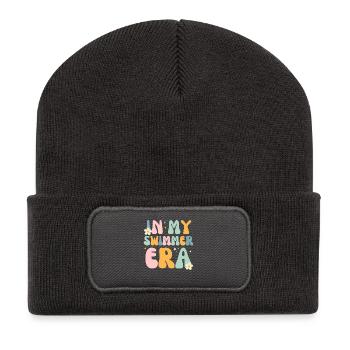 In my swimmer era - Swim Swimming Pool  - Beanie recyclé à patch - charbon - Devant