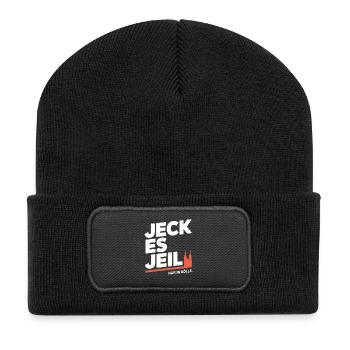 Cologne Jeck Es Jeil Cologne Carnival Dom Kölsch Kölle - Recycled Patch Beanie - black - Front