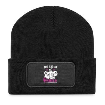 You Had Me At Bunco Board Game Dice - Recycled Patch Beanie - black - Front