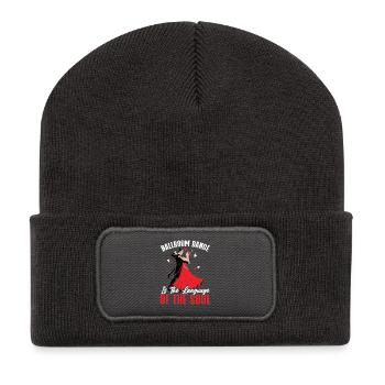 Ballroom Dance Language Of My Soul - Recycled Patch Beanie - dark grey - Front