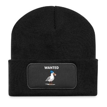 Gesucht Möwe Eiscreme Abenteuer - Beanie recyclé à patch - noir - Devant