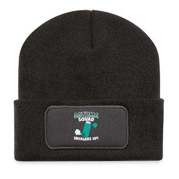 Asthma Squad Inhalers Up Asthmatics - Recycled Patch Beanie - dark grey - Front
