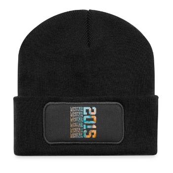 LIMITED EDITION 2015 11 JAHRE 11. GEBURTSTAG - Recycelte Patch Beanie - Schwarz - Vorne