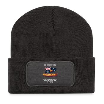 Grinding XP: Animal by Animal | Australia Outback - Recycled Patch Beanie - dark grey - Front