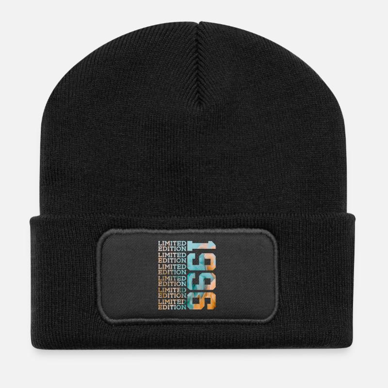 LIMITED EDITION 1996 30 JAHRE 30. GEBURTSTAG - Recycelte Patch Beanie - Schwarz