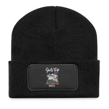 Girls Trip 2027 Neuschwanstein Castle - Recycelte Patch Beanie - Schwarz - Vorne