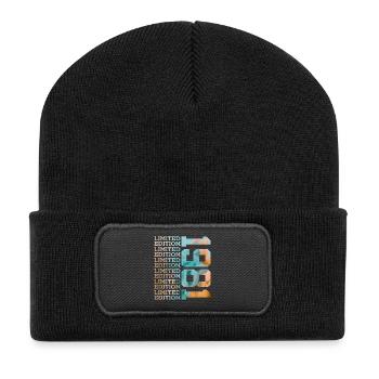 LIMITED EDITION 1981 45 YEARS 45TH BIRTHDAY - Recycled Patch Beanie - black - Front