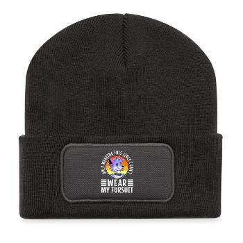 4Only Wearing This Since I Can't Wear My Fursuit - Recycled Patch Beanie - dark grey - Front