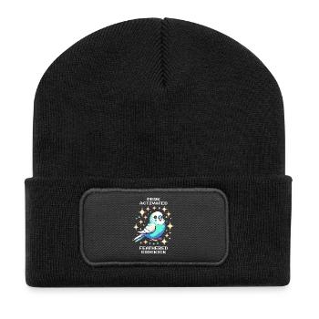 Avantage actif : Acolyte à plumes | Perruche - Beanie recyclé à patch - noir - Devant