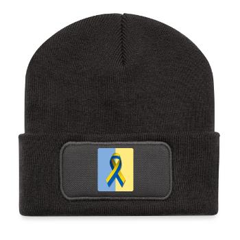 Peace for Ukraine - Recycled Patch Beanie - dark grey - Front