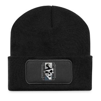 Mind unbound, Skull, Dämonen Hand, Frau Silhouette - Beanie recyclé à patch - noir - Devant