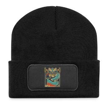 MAAT Goddess of Justice - Recycled Patch Beanie - black - Front