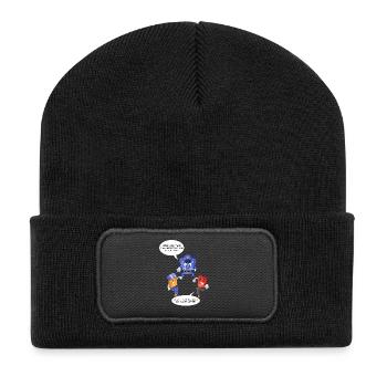 Professeur de chimie drôle – Elents du tableau périodique - Beanie recyclé à patch - noir - Devant