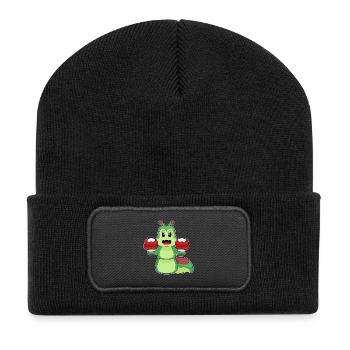 Gants de boxe Caterpillar Boxer Boxe - Beanie recyclé à patch - noir - Devant