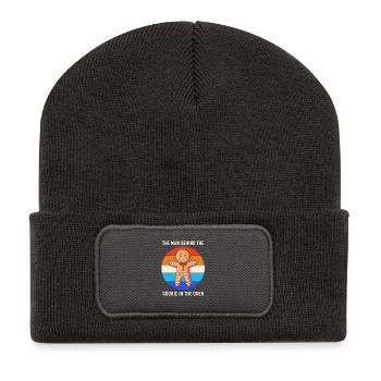 Fathers-to-be Dad-to-be - Recycled Patch Beanie - dark grey - Front