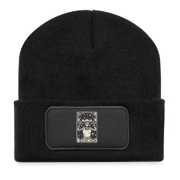 Fitness Trainer The Personal Trainer Tarot Card - Recycled Patch Beanie - black - Front