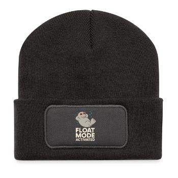 Lamantin passionné bœuf de mer amateur de salade d’amour - Beanie recyclé à patch - charbon - Devant