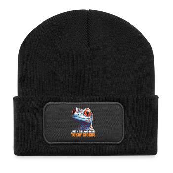 Tokay Geckos Tokay Gecko - Recycled Patch Beanie - black - Front