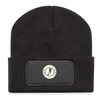 Bowling - Beanie recyclé à patch - charbon - Devant