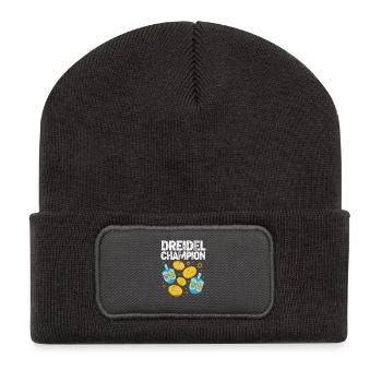 Hanukah Hanukkah Chanukkah - Recycelte Patch Beanie - Dunkelgrau - Vorne
