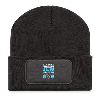 Hanukah Hanukkah Chanukkah - Recycelte Patch Beanie - Dunkelgrau - Vorne