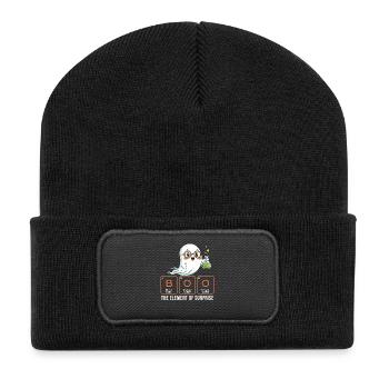 Buh — Das Überraschungsmoment — Chemie Spooky P - Recycelte Patch Beanie - Schwarz - Vorne