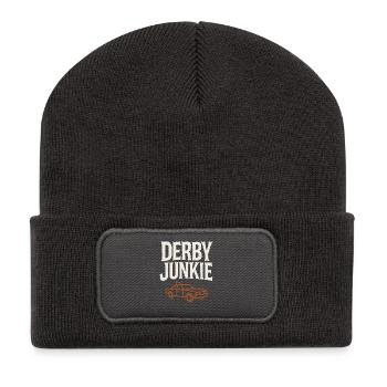 Demolition Derby Fan Pit Crew Crash Driver Fair - Recycelte Patch Beanie - Dunkelgrau - Vorne