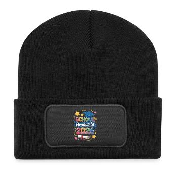 School Graduate 2026 Design - Recycled Patch Beanie - black - Front