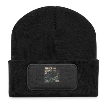 Terror From The Deep Kraken Movie Poster Halloween - Recycled Patch Beanie - black - Front