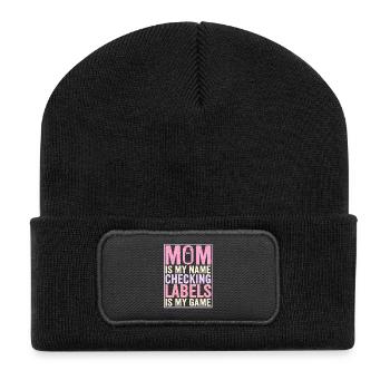 Lactose intolerance Lactose intolerant mother - Recycled Patch Beanie - black - Front