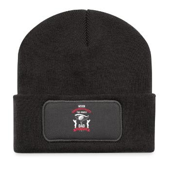 No Worries I've Taken My Golf Shots Humor - Recycled Patch Beanie - dark grey - Front