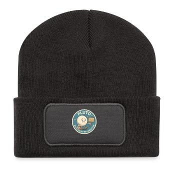Pluto Abgelehnt, aber nicht vergessen - Recycelte Patch Beanie - Dunkelgrau - Vorne