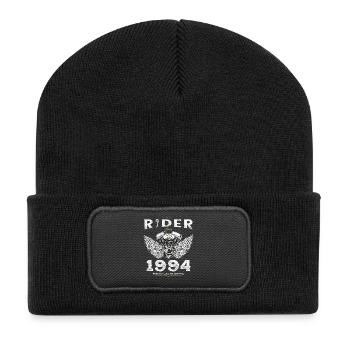 Rider Since 1994 - 31 Years of Two-Wheel Passion - Recycled Patch Beanie - black - Front