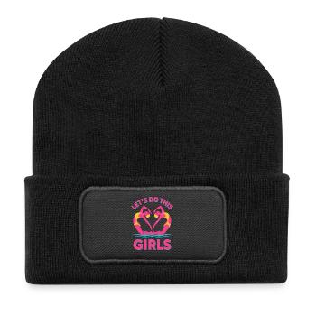 Natation synchronisée Natation artistique Sports nautiques - Beanie recyclé à patch - noir - Devant