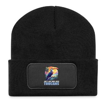 Toucans Toucan - Recycled Patch Beanie - black - Front