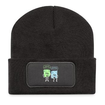 Chimie Chimiste Professeur de chimie Dire science - Beanie recyclé à patch - charbon - Devant