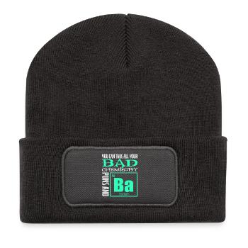 Chimie Chimiste Professeur de chimie Dire science - Beanie recyclé à patch - charbon - Devant