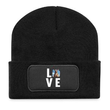 Wallabies Wallaby - Beanie recyclé à patch - noir - Devant