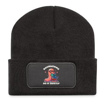 Librivore Reading Sweet - Recycled Patch Beanie - dark grey - Front